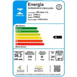 Geladeira Consul Frost Free Duplex 386 litros com Altura Flex cor  Inox  CRM44AK 220V - 15