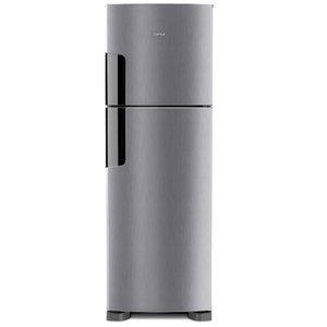 Geladeira Consul Frost Free Duplex 386 litros com Altura Flex cor  Inox  CRM44AK 220V