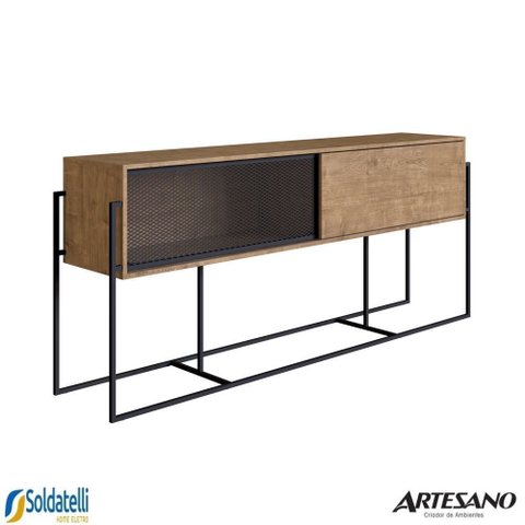 Balcao Buffet - Hanover C/metal Preto -27901