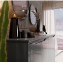 Ver imagem 4 de Aparador Buffet Sala Flow 4 Portas com Pés de Madeira - Rede Móveis