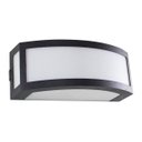 Ver imagem 3 de Arandela Policarbonato Maresia Grande 29cm Preta + led 12w branco quente St1612