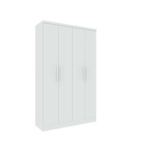 Guarda-roupa 4 Portas Amsterdam Tcil Móveis - Branco
