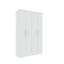 Ver imagem 1 de Guarda-roupa 4 Portas Amsterdam Tcil Móveis - Branco
