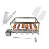 Kit Churrasqueira Grill 6 Espetos Inox - 1