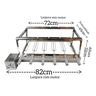 Kit Churrasqueira Grill 6 Espetos Inox - 2