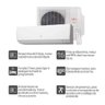 Ar-Condicionado Split Inverter com Sensor 12.000 BTUs Quente Frio 220V Fujitsu - 4