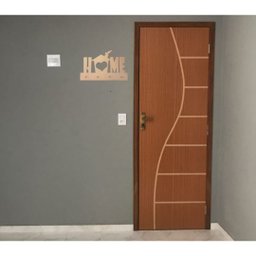 Porta Chave Home Em Mdf Natural - 1