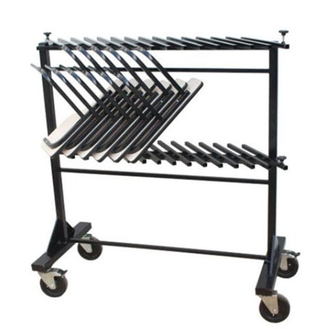 Porta Pranchetas de Cadeira Empilhável Linha Hotel Smart - Preto