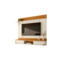 Ver imagem 1 de Painel Home Suspenso Aura Cinamomo e Off White para Tv até 65 com Bancada 1,82m Liberty Móveis