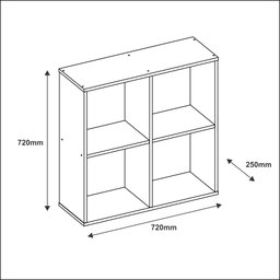 NICHO ORGANIZADOR COLMEIA 4 PARTES EURO-Castanho - 3 NICHO ORGANIZADOR COLMEIA 4 PARTES EURO-Castanho - 3