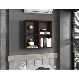 NICHO ORGANIZADOR COLMEIA 4 PARTES EURO-Castanho - 1 NICHO ORGANIZADOR COLMEIA 4 PARTES EURO-Castanho - 1