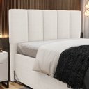 Ver imagem 1 de Cabeceira Cama Box Casal Queen 160cm Pérola W01 Linho Cru - Mpozenato