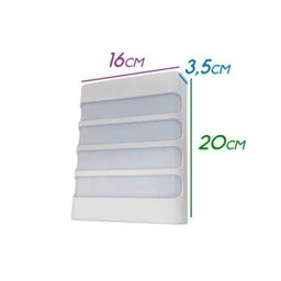 Arandela Plafon Face Branco Led 20w Branco Quente St1633 - 5