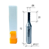 Fresa Router Cnc Corte Ø6 X Ac 20mm X H Ø12,7mm X 3 Cortes - 2