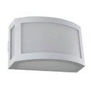 Ver imagem 1 de Arandela Maresia em Policarbonato Super Resistente Branca + Led 12w Branco Quente St789