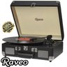 Vitrola Raveo Sonetto Black Toca-Discos Bluetooth Reproduz Grava Bivolt USB Retrô - 3