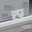 Ver imagem 7 de Guarda-roupa Modular de Canto 4 Peças 8 Portas com 4 Portas de Correr Jade CabeCasa MadeiraOriginals