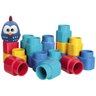 Blocos De Montar Encaixar Fofo Blocos Galinha Pintadinha 15 Peças Macio Bebês +1 Ano Brinquedo - 1