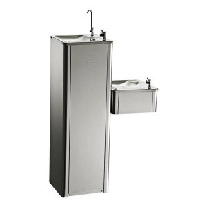 Purificador de Água IBBL Puripress 40C, Água Gelada, Suporte Infantil Conjugado, Coluna, Inox