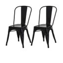 Ver imagem 1 de Kit 2 Cadeiras Tolix Iron Industrial Preta