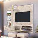 Ver imagem 1 de Home Suspenso para Tvs até 55 Polegadas Rozalia Calacata Off-White