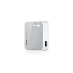 Roteador TP-Link TL-MR3020, 300Mbps, USB para Modem 4G - Branco - 1 Roteador TP-Link TL-MR3020, 300Mbps, USB para Modem 4G - Branco - 1