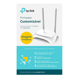 Roteador Wireless Tp-Link TL-WR840N Com 2 Antenas Branco - 5
