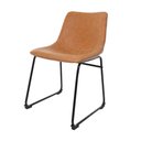 Ver imagem 1 de Cadeira de Jantar Cozinha Munich Bruna Caramelo Vintage