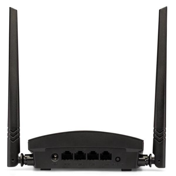 Roteador Wi-Fi Intelbras RF 301K, 300MBPS, 2 Antenas 5dBi, 2.4GHz, IPv6 - Preto - 4