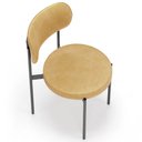 Ver mais imagens de Cadeira Decorativa Estofada para Sala de Jantar Louvre L02 Couríssimo Fendi - Lyam Decor