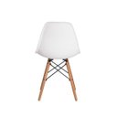 Ver imagem 5 de Kit 2 Cadeiras Sala de Jantar Charles Eames Eiffel Madeira - Branco