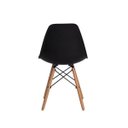 Ver imagem 5 de Kit 2 Cadeiras Sala de Jantar Charles Eames Eiffel Madeira - Preto