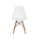 Ver imagem 3 de Kit 3 Cadeiras Eiffel Eames Sala de Jantar Base Madeira