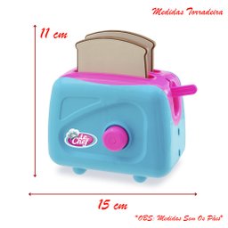 Kit Mini Brinquedo Infantil Menina Cozinha Eletrodomésticos - 5