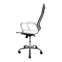 Kit 2 Cadeiras de Escritório Presidente Charles Eames Eiffel Branca - 5