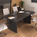 Ver imagem 2 de Mesa de Escritório 200cm para Reunião com Tampo 30mm Multimóveis Cr25281