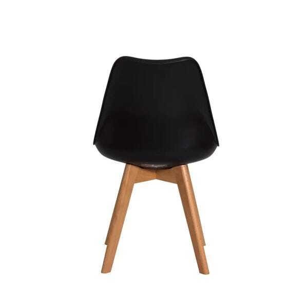 Kit 2 Cadeiras de Jantar Saarinen Leda Design Preta - 5