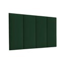 Ver imagem 1 de Cabeceira Solteiro Mdf/mdp Estofada Suede 0,90 Verde Musgo
