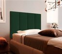 Ver imagem 2 de Cabeceira Solteiro Mdf/mdp Estofada Suede 0,90 Verde Musgo