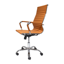Ver imagem 4 de Kit 2 Cadeiras de Escritório Presidente Charles Eames Eiffel Caramelo