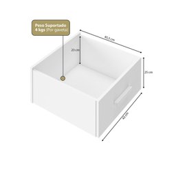 Cama Alta Office Adulto com Roupeiro e Escrivaninha Moon Yescasa - 4