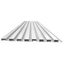 Ver imagem 2 de Painel Decorativo Ripado de Pvc Placa 270cmx15cm Bariri - Tk:branco