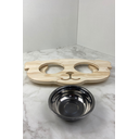 Ver mais imagens de Comedouro Elevado Ergonômico – Cachorro - Pé Baixo 50x28x7