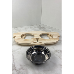 Comedouro Elevado Ergonômico – Cachorro - Pé Baixo 50x28x7 - 8