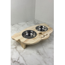 Ver imagem 2 de Comedouro Elevado Ergonômico – Cachorro - Pé Baixo 50x28x7