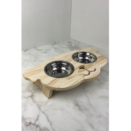 Comedouro Elevado Ergonômico – Cachorro - Pé Baixo 50x28x7 - 2