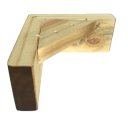 Ver imagem 7 de Pé Madeira Canto Imbuía Rústico Sofá 15cm 6cm Kit 4 Pézinhos