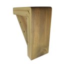 Ver imagem 1 de Pé Madeira Canto Imbuía Rústico Sofá 15cm 6cm Kit 4 Pézinhos