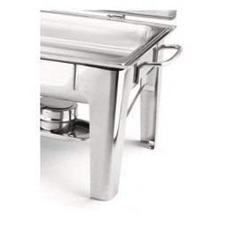 Rechaud Hercules Inox 9 L 2 Cubas Reforçado Tampa Basculante - 4