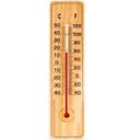 Ver imagem 1 de Termômetro de Madeira Ambiente Interno Externo Celsius